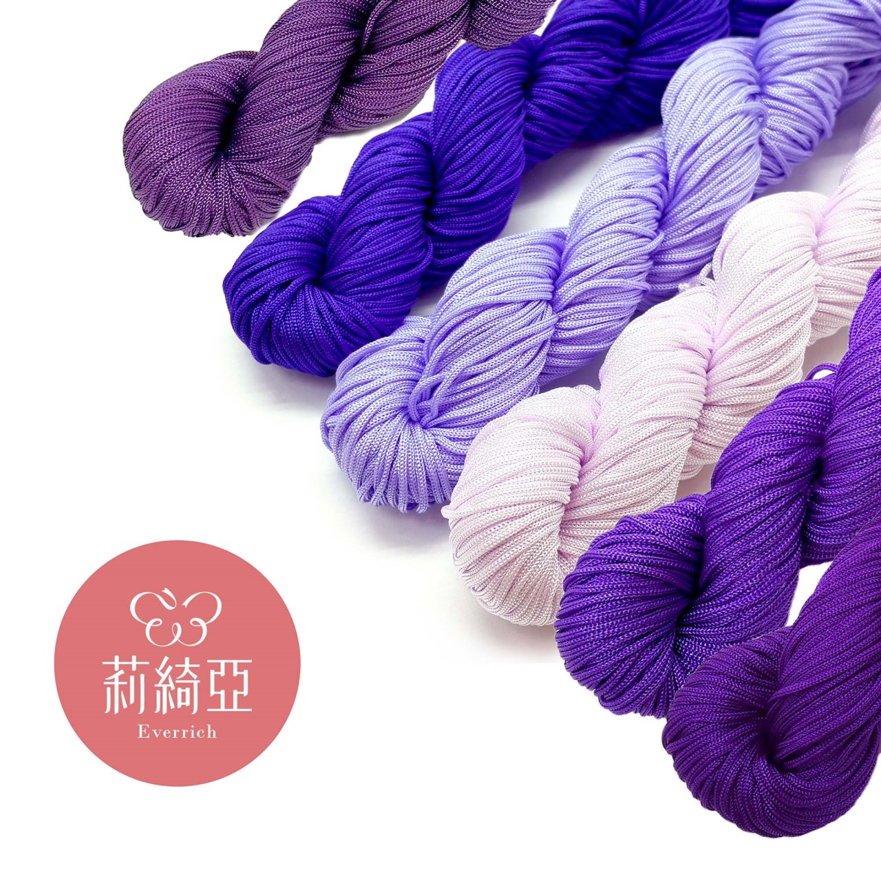 春仔花 纏花文化線-紫色系 00004 00006 00007 00026 00031 00073※文化線最少需買24個才出貨(可搭配不同顏色)