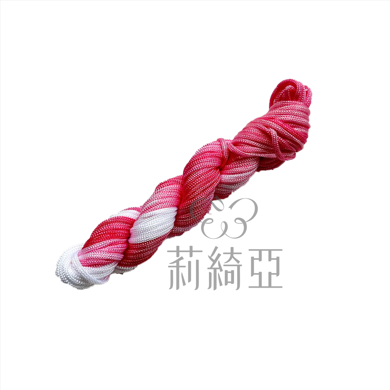 【30003】台製-春仔花(纏花)文化線粗線-粉紅色漸層段染24碼裝(線粗約2.5mm)
