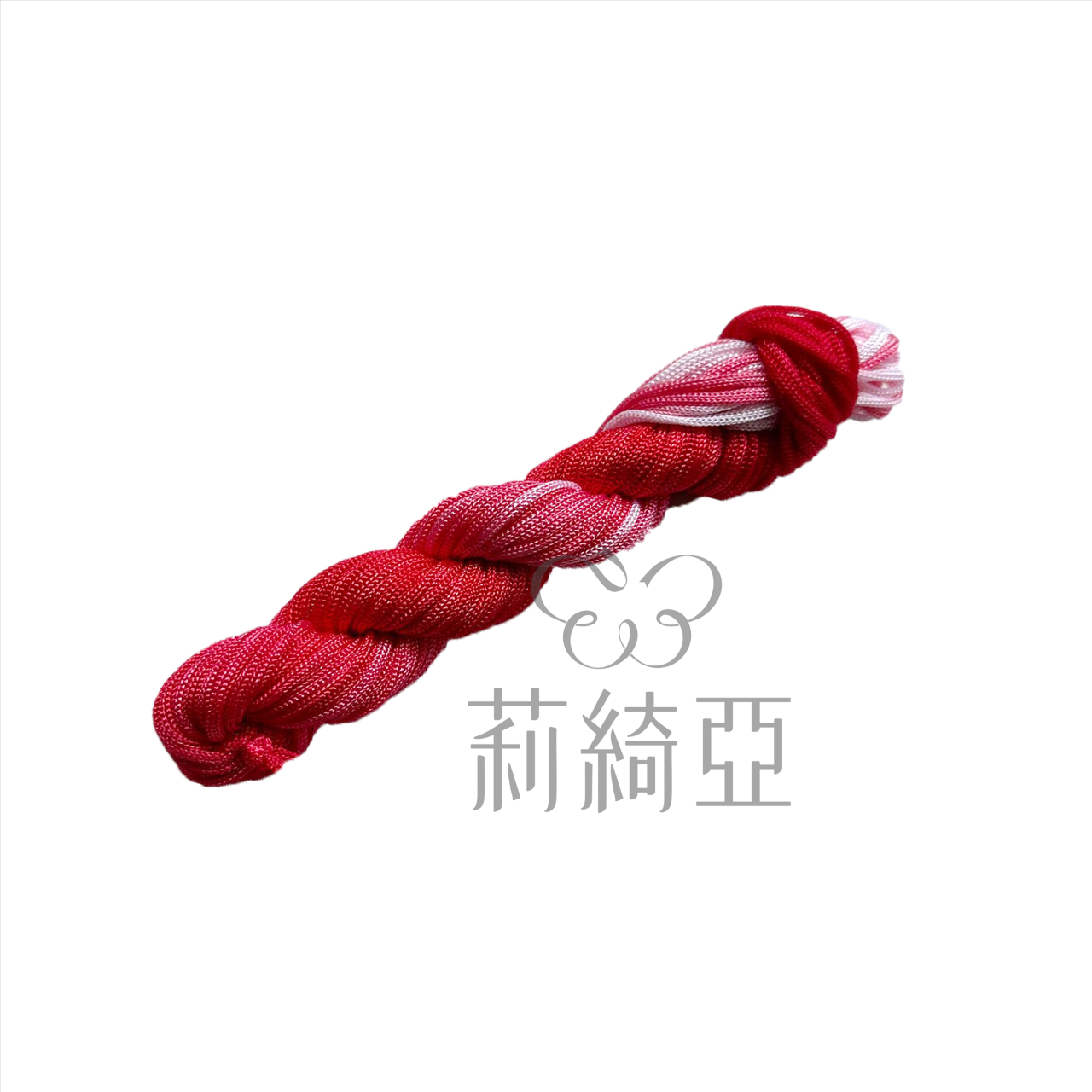 【30005】台製-春仔花(纏花)文化線粗線-紅色漸層段染24碼裝(線粗約2.5mm)
