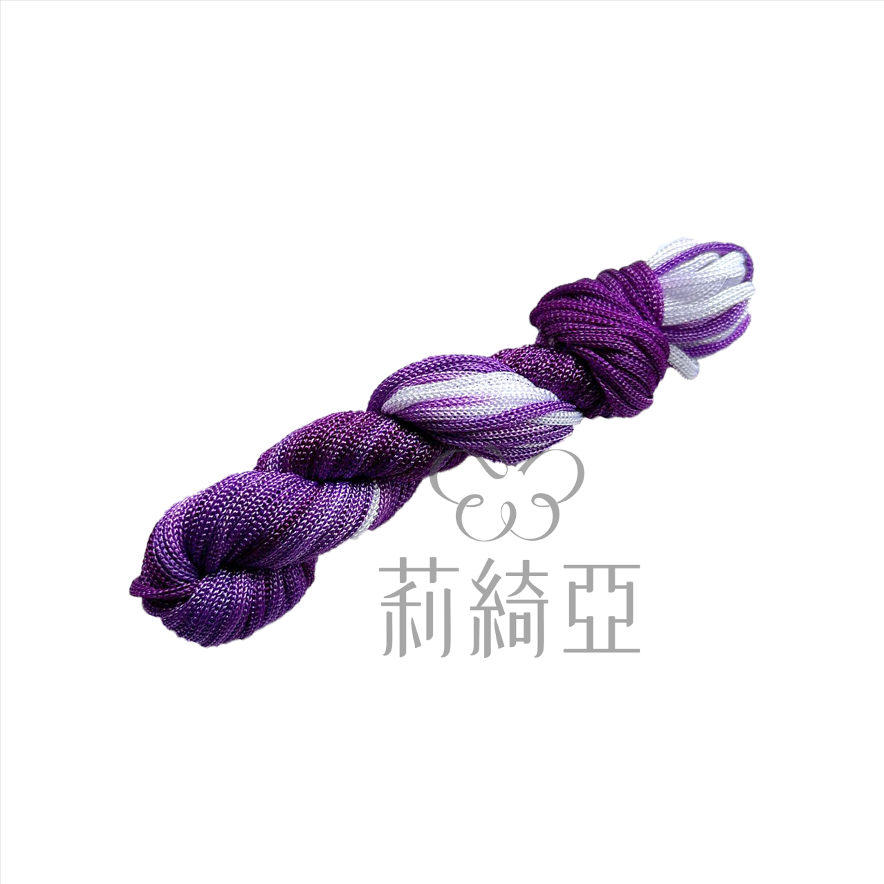【30006】台製-春仔花(纏花)文化線粗線-紫色漸層段染24碼裝(線粗約2.5mm)