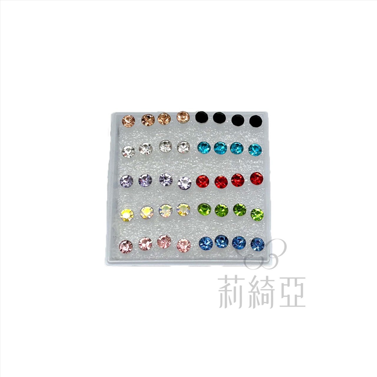 【60065】五彩水鑽飾件5mm(40顆/盒)