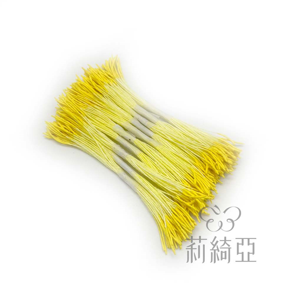 【60080-19】花芯-細羽毛式黃色頭10束/包