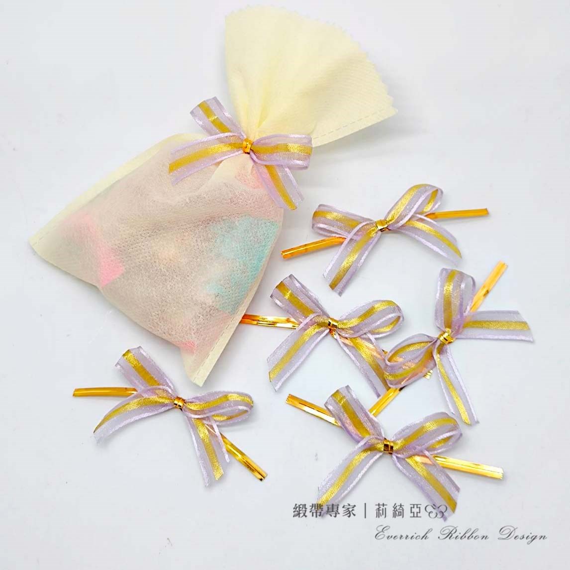 【30506】紫色金蔥魔帶蝴蝶結- 12mm