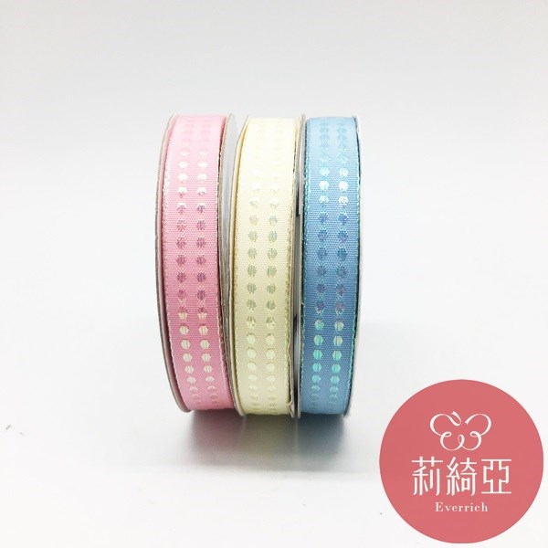 【9313】尼龍五彩點點-4分 (12mm)
