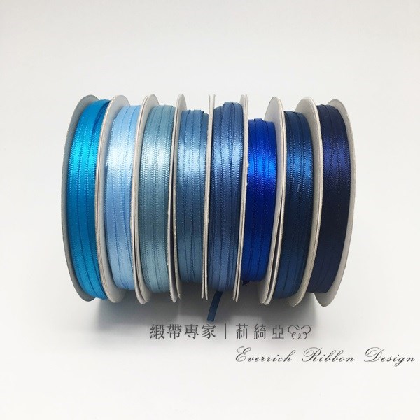 素面特多緞帶 I -1分3mm (50碼/捲)
