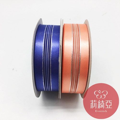 【9801】特多銀蔥簍空緞帶-1英吋 25mm