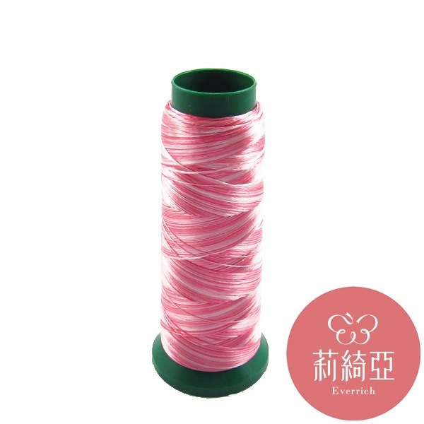 【60207】春仔花三色漸層湘線-粉三彩