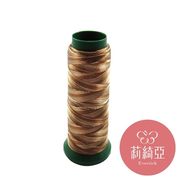 【60213】春仔花三色漸層湘線-咖啡三彩