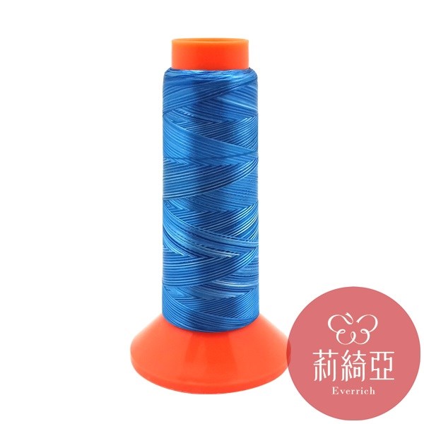 【60358】春仔花三色漸層湘線-多瑙河藍三彩