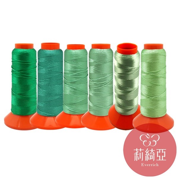 【60432-20】套組 / 春仔花 纏花四股線-草原綠系列6捲