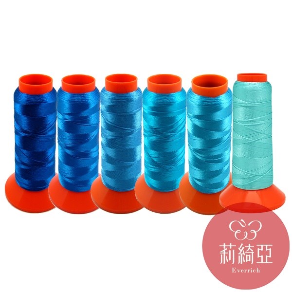 【60432-27】套組 / 春仔花 纏花四股線-神話藍系列6捲