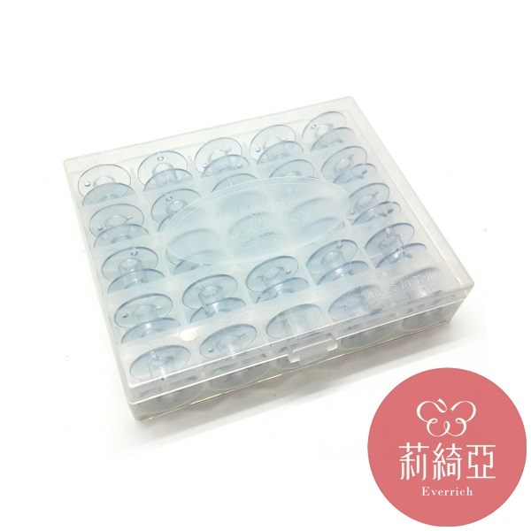 【60193-1】輕巧便利春仔花 纏花線高梭心式盒+25個梭心