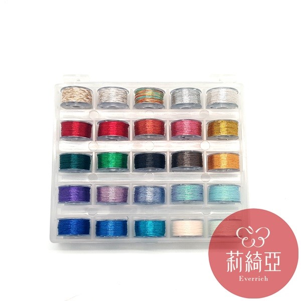 【60322】輕巧便利春仔花 纏花線梭心盒+25個梭心含日本圓蔥線