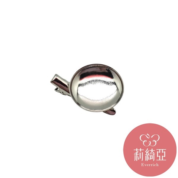 【60370】圓型台+別針+鴨嘴夾 (中 / 5入)