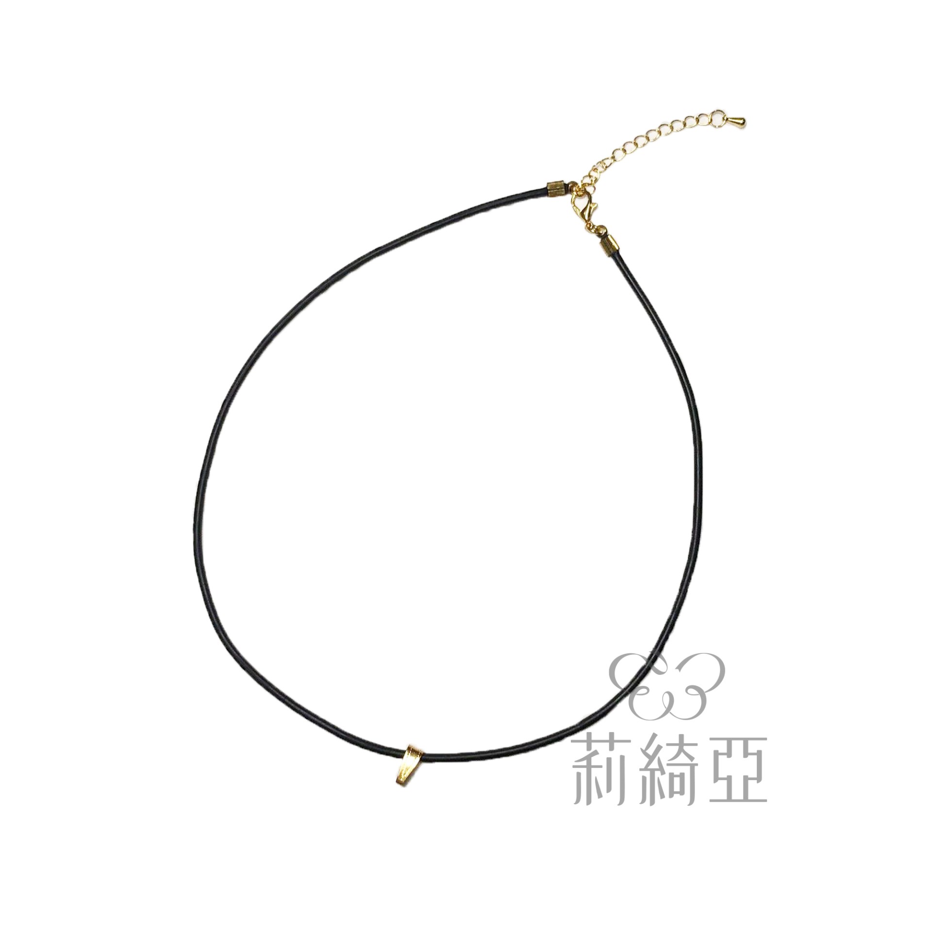 【60361】新潮時尚項鍊繩-金色 (5入)