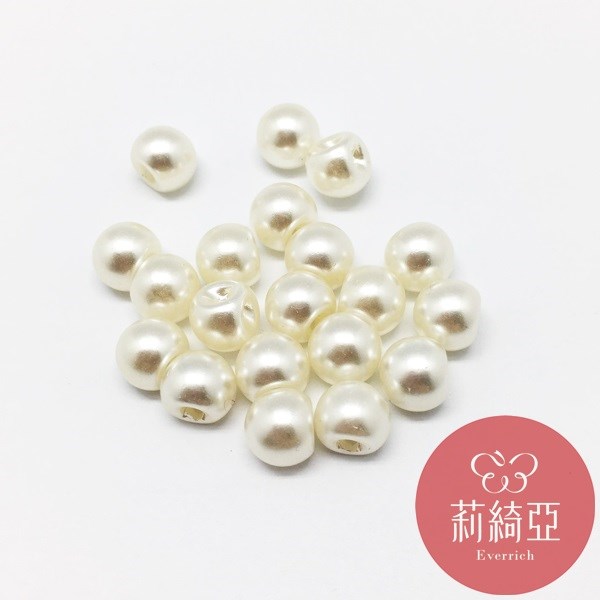 【60572A】耳環專用造型珍珠 (8mm / 20入)