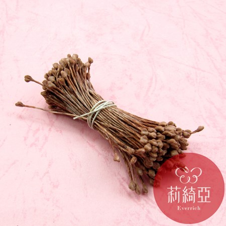 【60081】花芯-咖啡色 / 粗軸