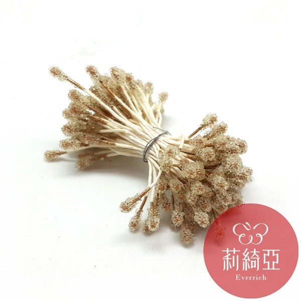 【60166-3】花芯-水晶珠金色