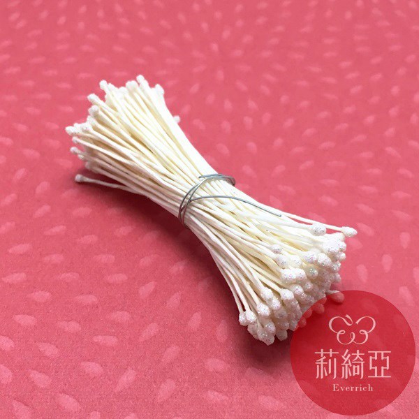 【60085-2】花芯-尖頭五彩-米白色