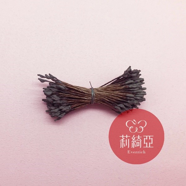 【60535-23】日本花芯-細深咖啡色 / 細軸