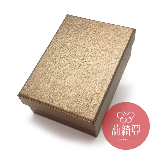 【60235】尊榮精緻格菱紋盒-金