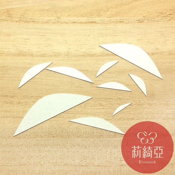 春仔花．纏花專用裁剪紙型-葉形A