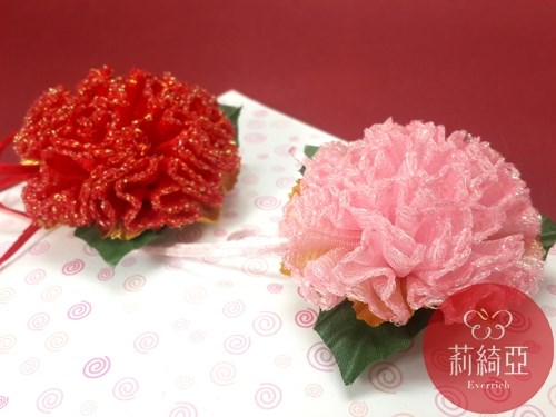 康乃馨DIY材料包．胸花/組