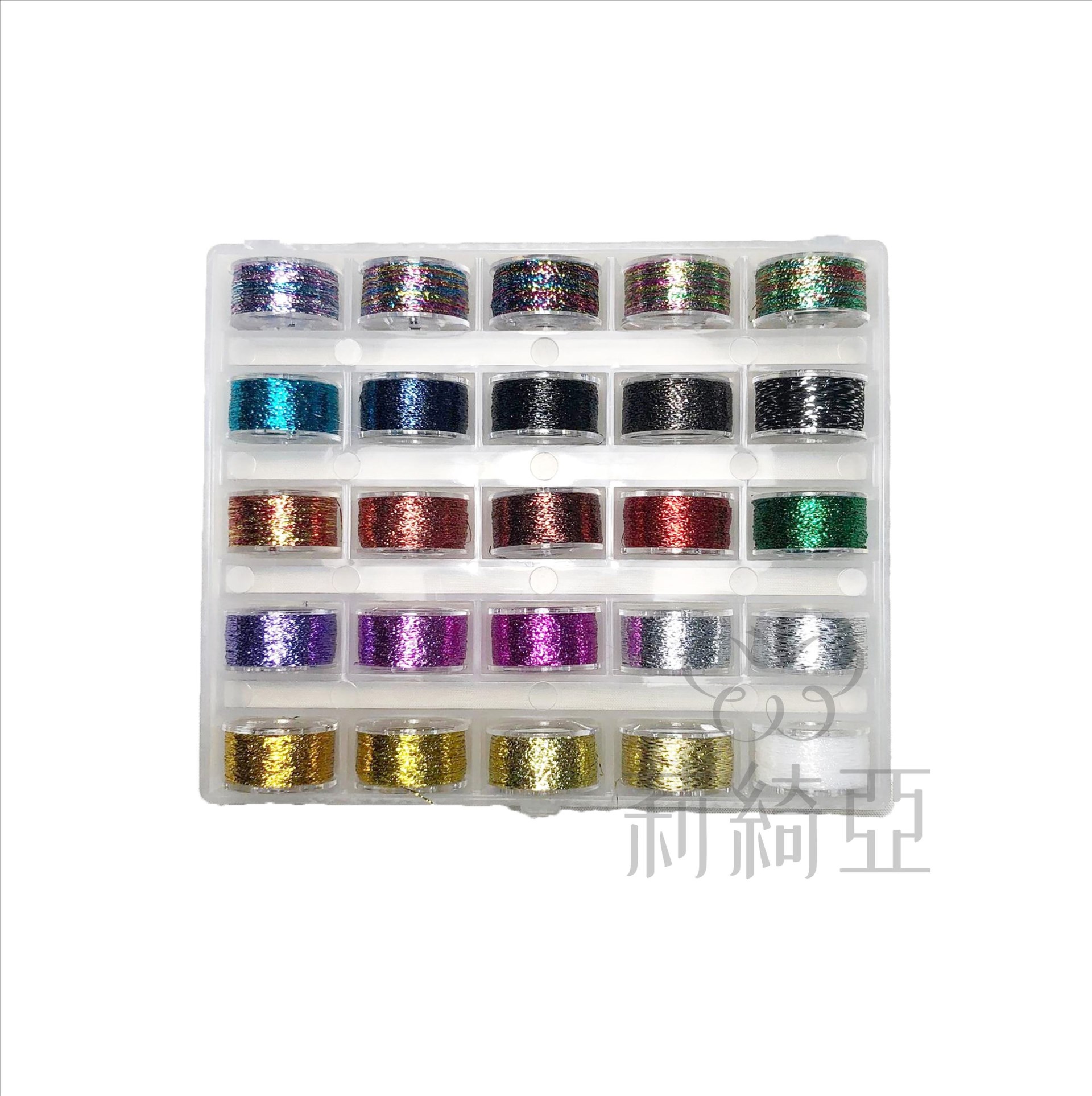 【60636】輕巧便利春仔花 纏花線梭心盒+25個梭心含美國扁蔥線