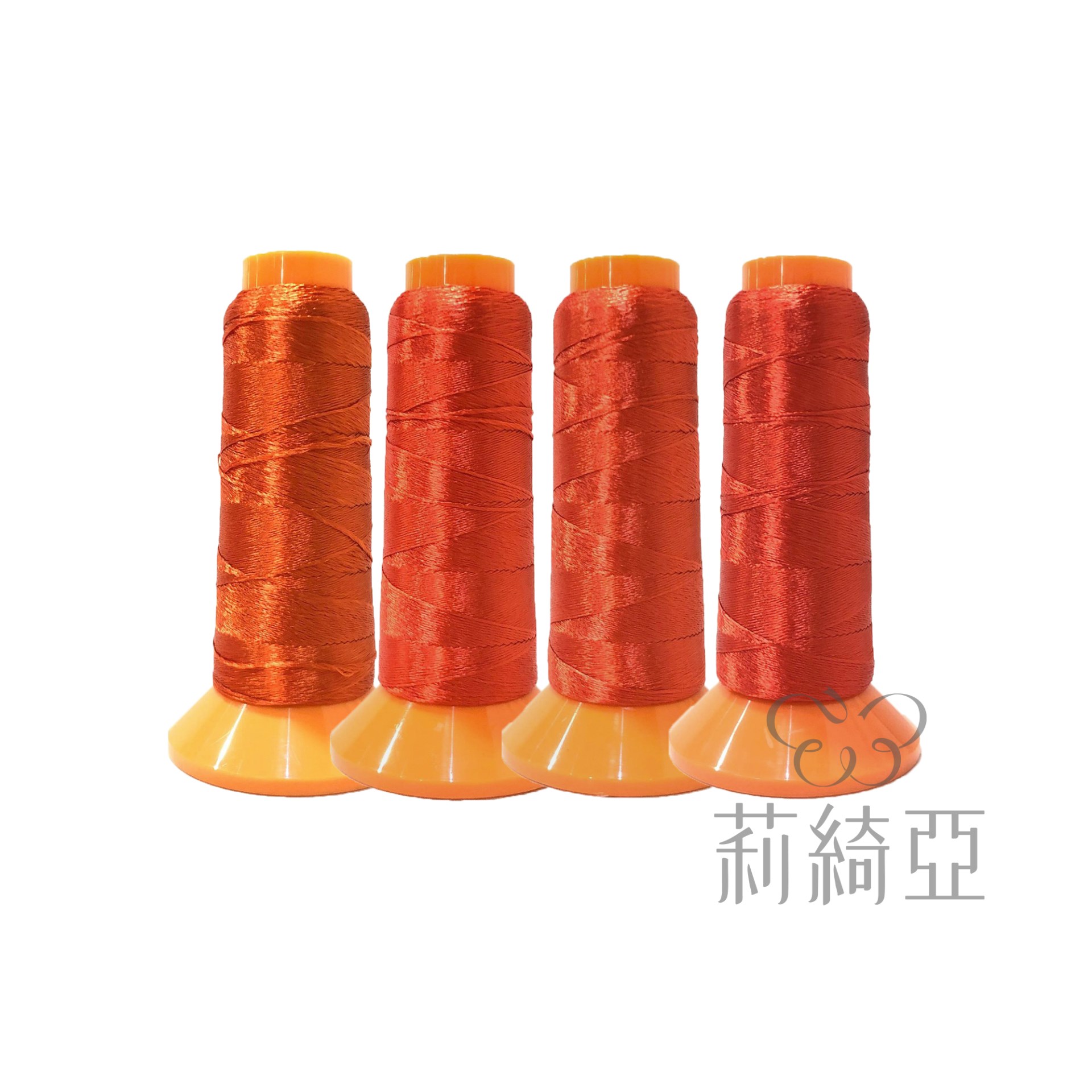 【60432-29】套組 / 春仔花 纏花四股線-海棠榴紅系列4捲