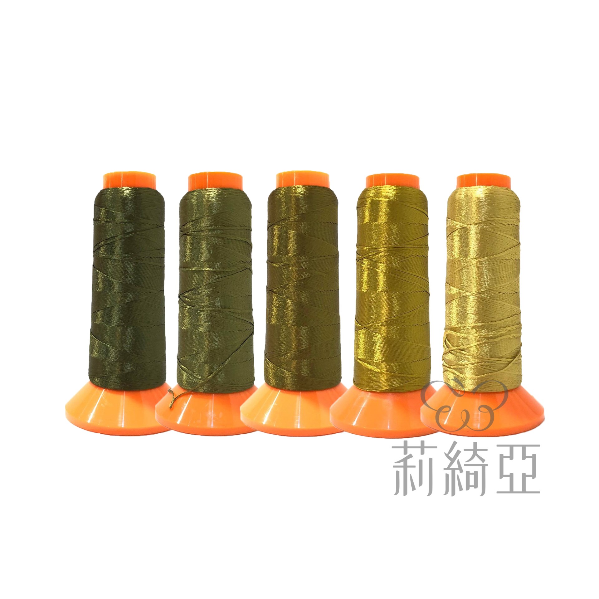 【60432-31】套組 / 春仔花 纏花四股線-金絲煌系列5捲