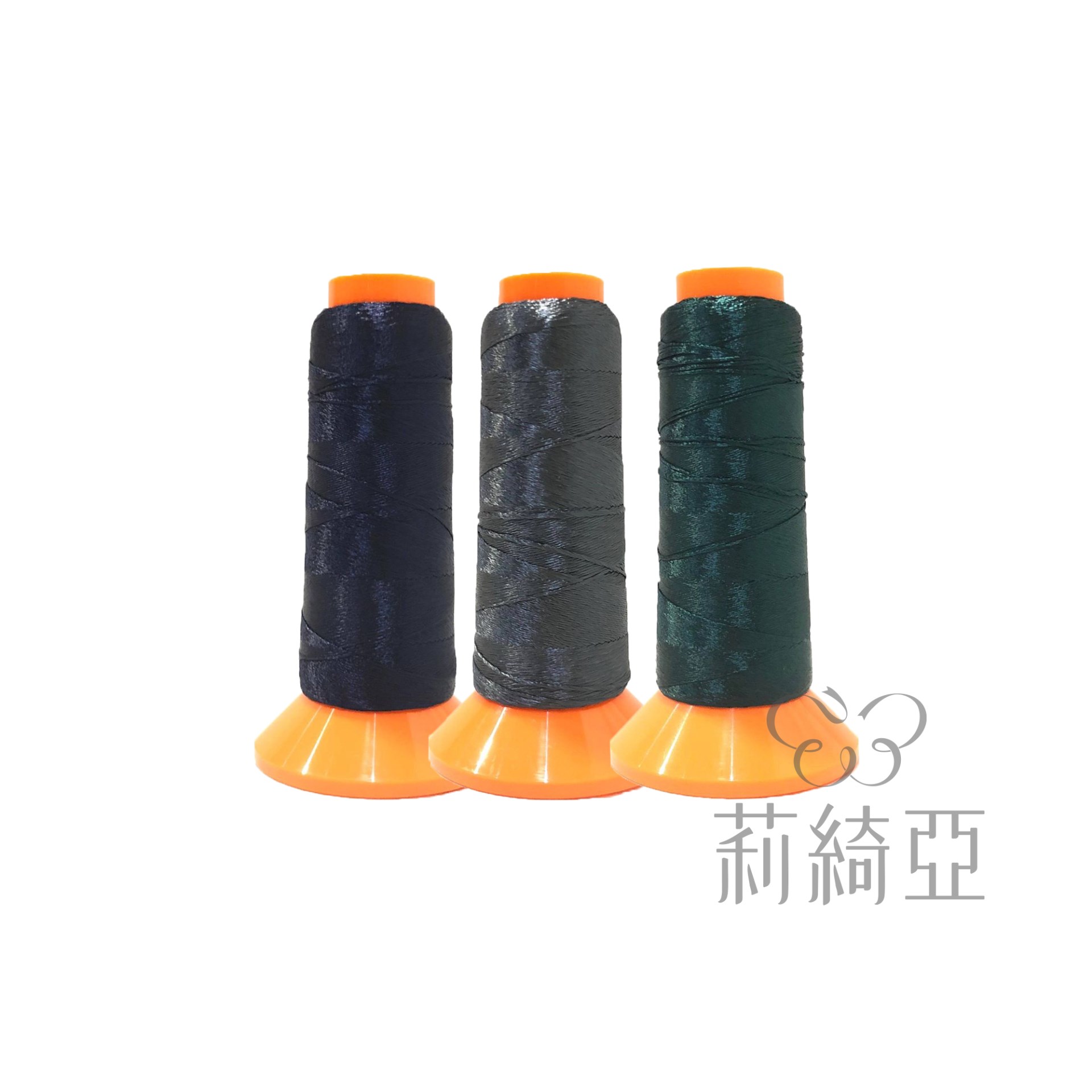 【60432-35】套組 / 春仔花 纏花四股線-琥珀藍系列3色