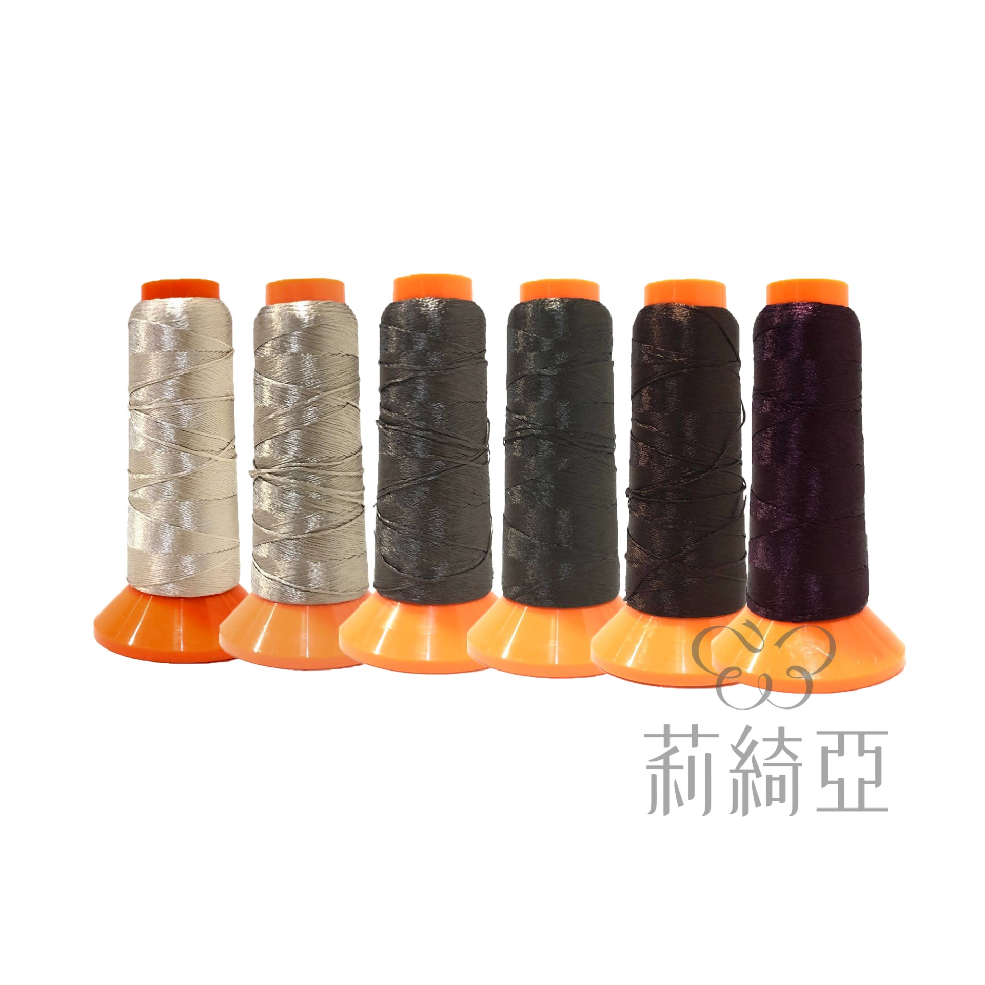 【60432-40】套組 / 春仔花 纏花四股線-灰褐系列6色