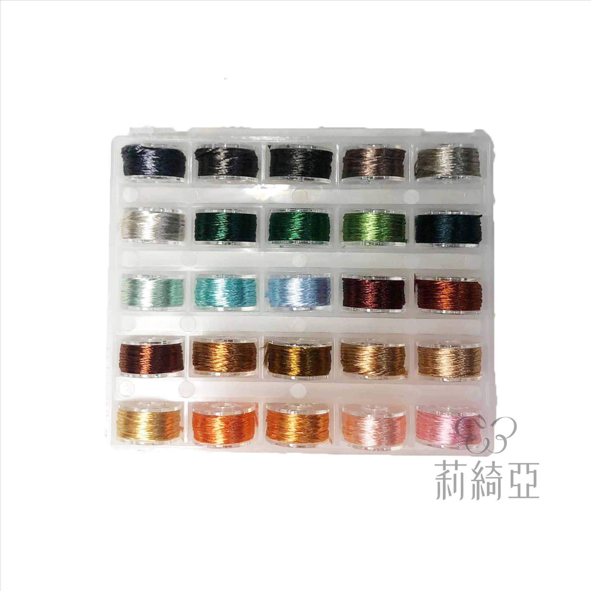 【60193R】階段學習型春仔花 四股25色線盒R