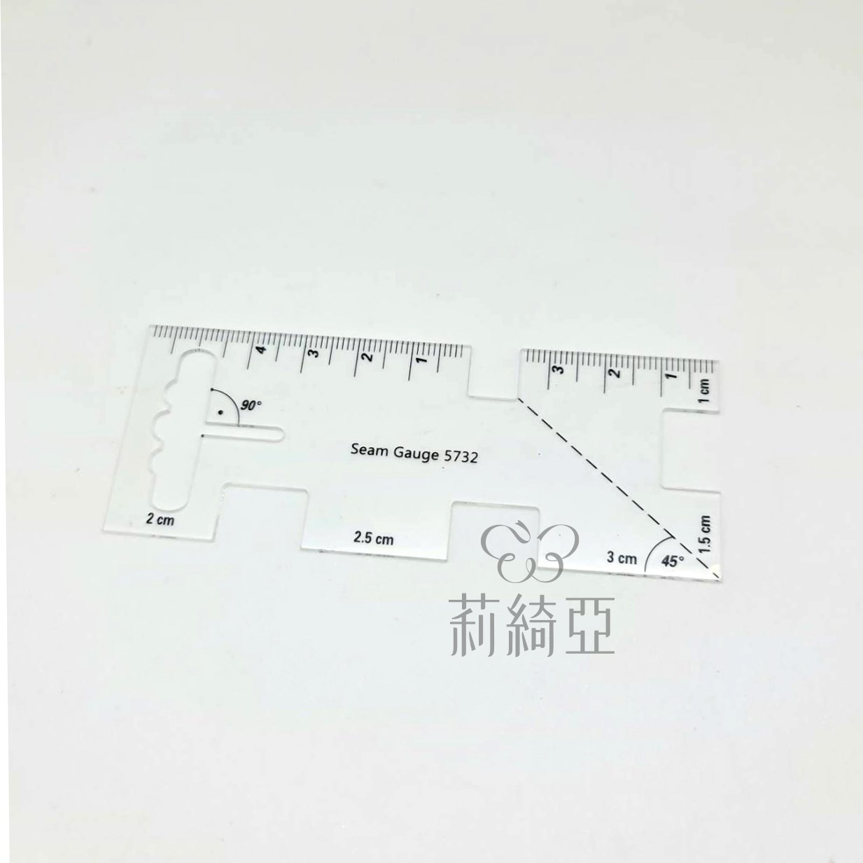 【60600A】春仔花(纏花)多功能量尺工具0.1cm