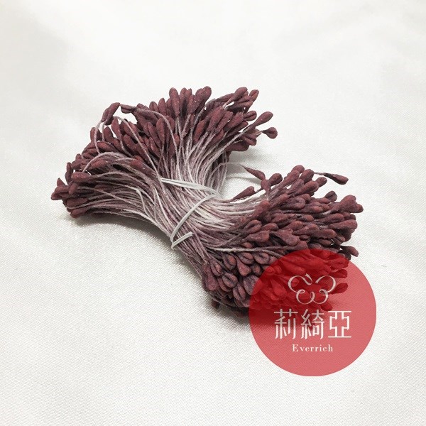 【60535-39】日本-深紫色雙瓣 / 細軸花芯