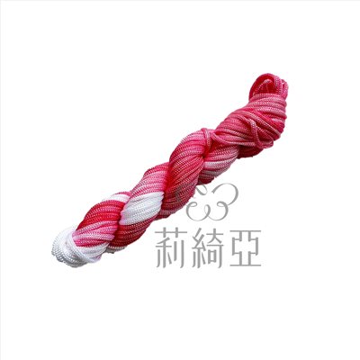 【30003】台製-春仔花(纏花)文化線粗線-粉紅色漸層段染24碼裝(線粗約2.5mm)