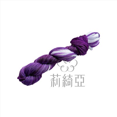 【30006】台製-春仔花(纏花)文化線粗線-紫色漸層段染24碼裝(線粗約2.5mm)