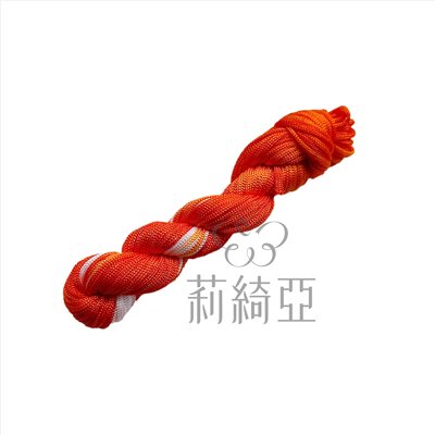 【30007】台製-春仔花(纏花)文化線粗線-橘色漸層段染24碼裝(線粗約2.5mm)