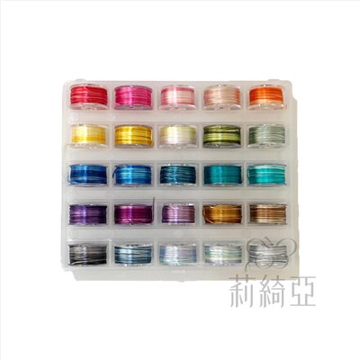 【60710】春仔花(纏花)-單股三色漸層湘繡段染線盒(25色)