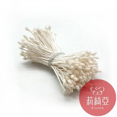 【60085-3】花芯-尖頭五彩-白色 