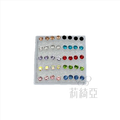 【60065】五彩水鑽飾件5mm(40顆/盒)