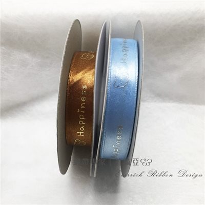 【20202】尼龍發泡燙金燙銀緞帶-5分 (15mm)