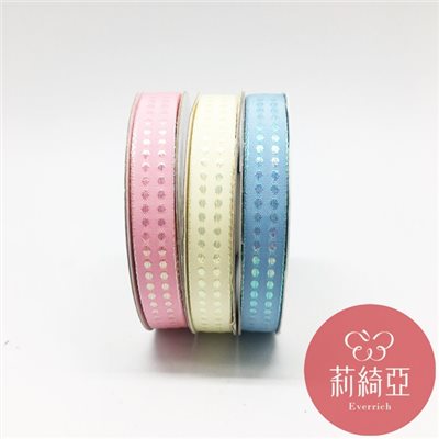 【9313】尼龍五彩點點-4分 (12mm)