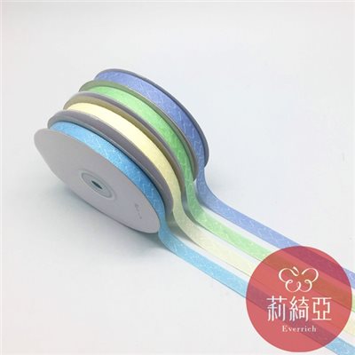 【9402】五彩蔥尼龍緞帶-4分 (12mm)