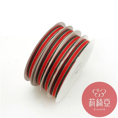 【A09】聖誕緞帶 9mm
