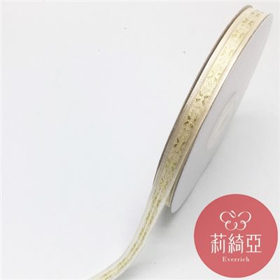 【9301】金銀蔥緞帶-3分 (9mm)