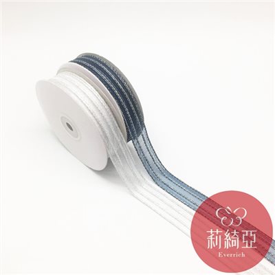 【9305】銀蔥雪紗緞帶7分 (21mm)