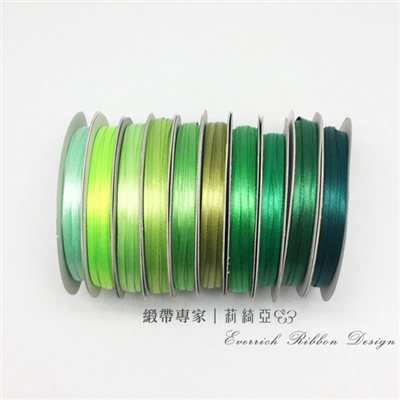  素面特多緞帶 II -1分3mm (50碼/捲)