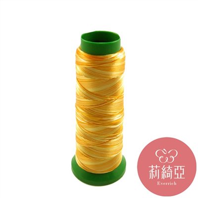 【60206】春仔花三色漸層湘線-黃金三彩