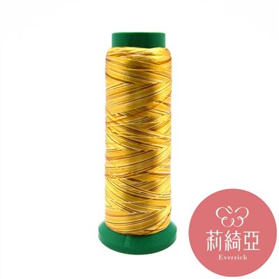 【60225】春仔花三色漸層湘線-貴族金